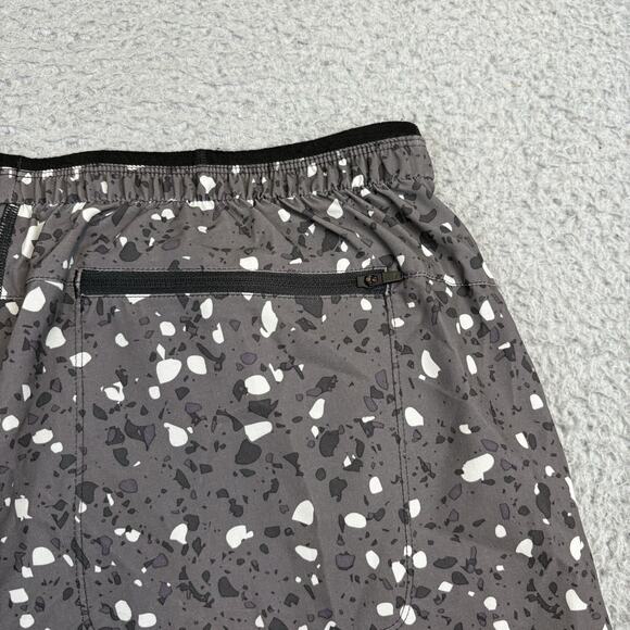 Smartwool Shorts Men’s Size Large Gray Patterned MERINO SPORT Lined 8" Athletic - Picture 9 of 11